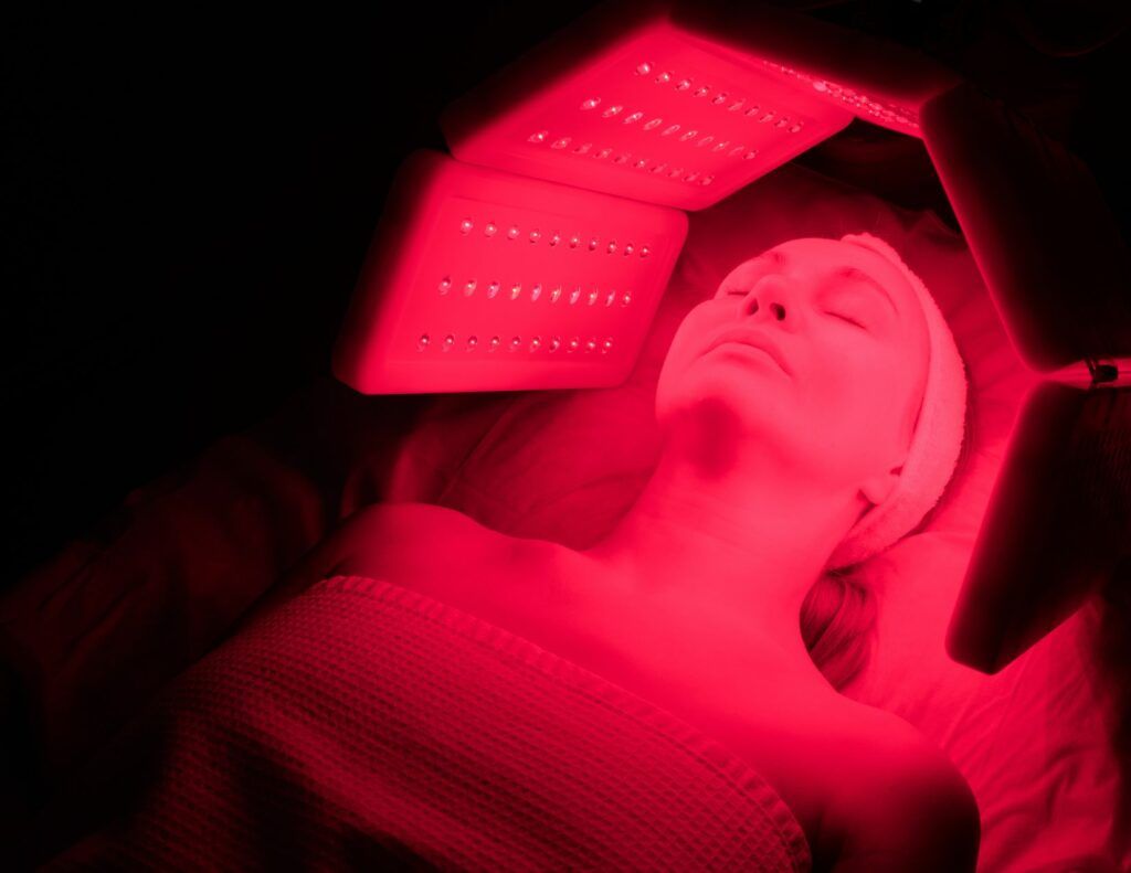 does red light therapy work with led lights